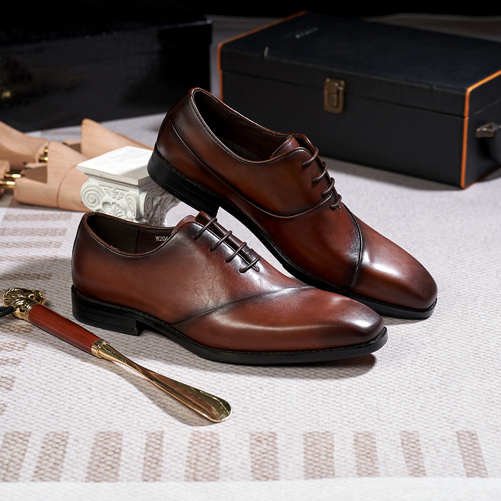 Large Men Formal Wear - Mode Große Low Cut Casual Mode