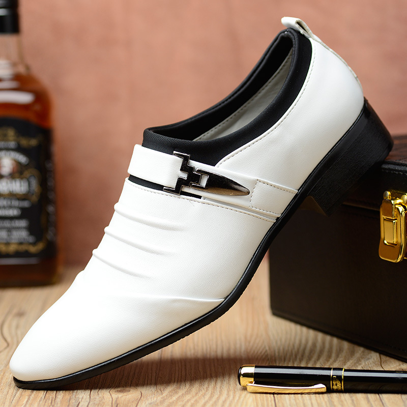 Large Men Formal Wear - Freizeitschuhe für Herren, Low-Top, verschleißfest, spitze