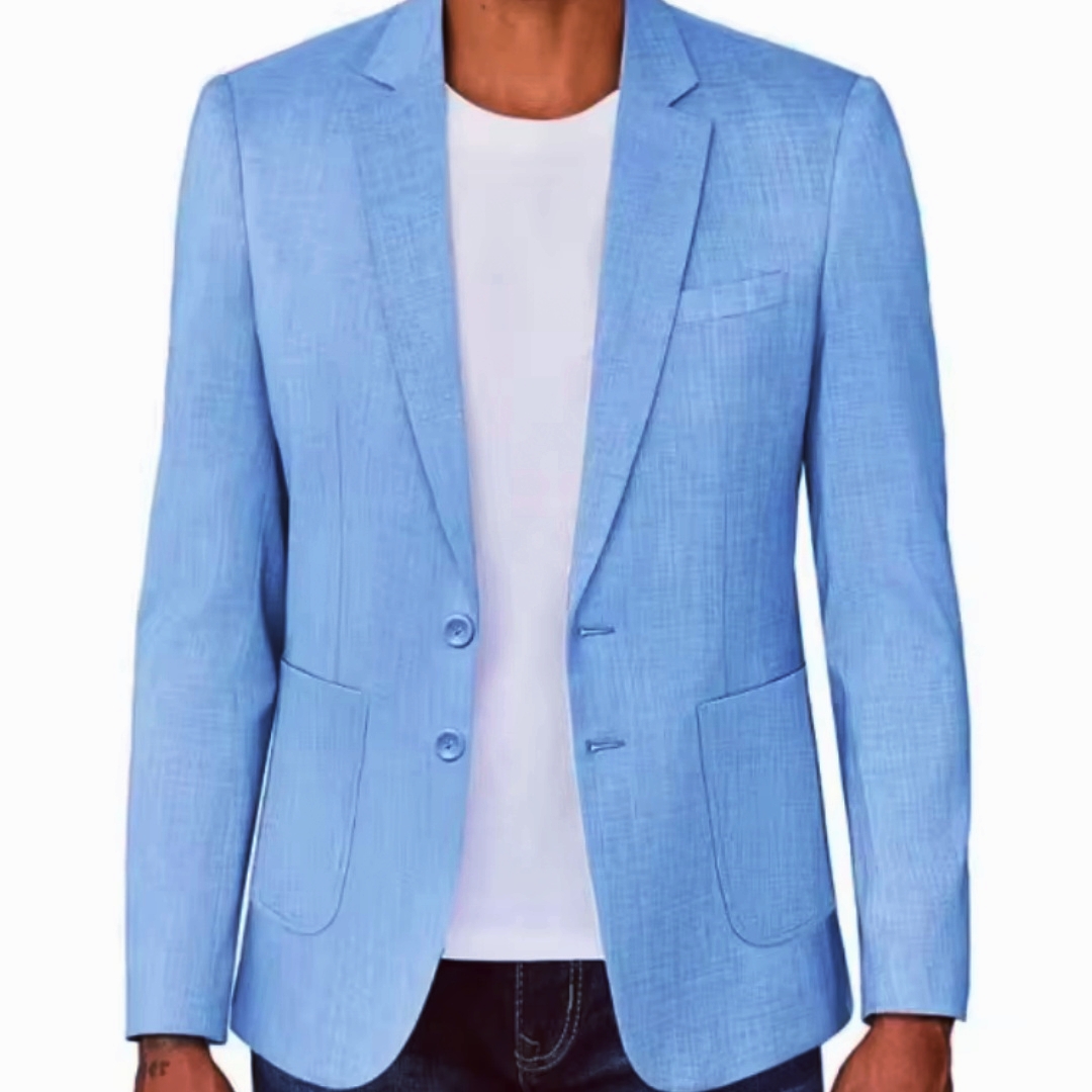Men Linen Formal Wear - Slim Fit Herren Blazer aus Leinen
