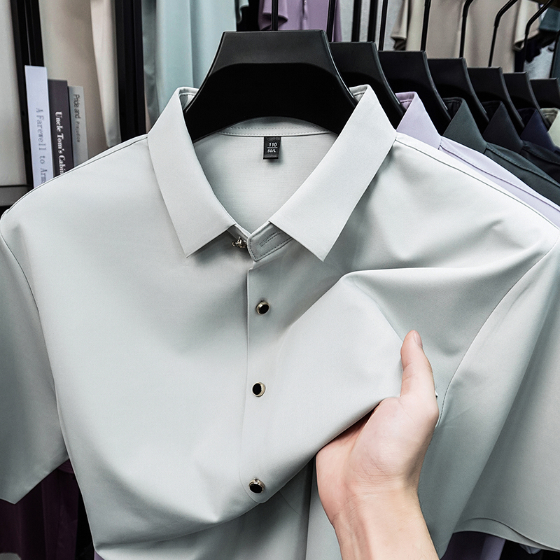Men Formal Office Wear Shirts - 2026 Sommer Lässiges Herrenhemd Regular Fit
