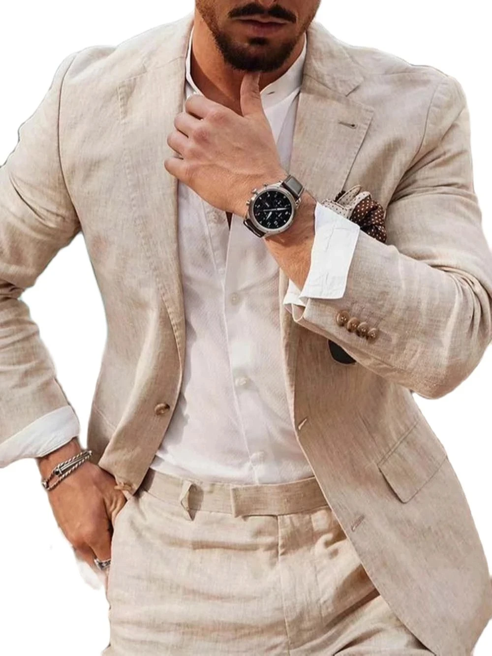 Sommer Strand Business Leinen  – Men Formal Wear In Summer Bewertung und Preis