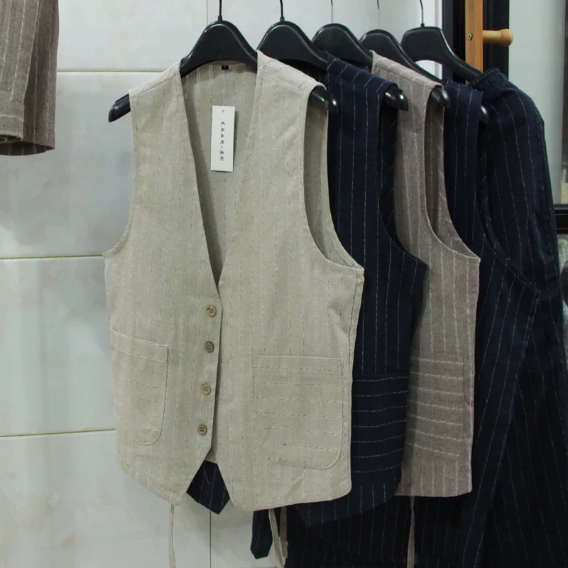 Britische Casual Leinenweste f – Men Linen Formal Wear Bewertung und Preis