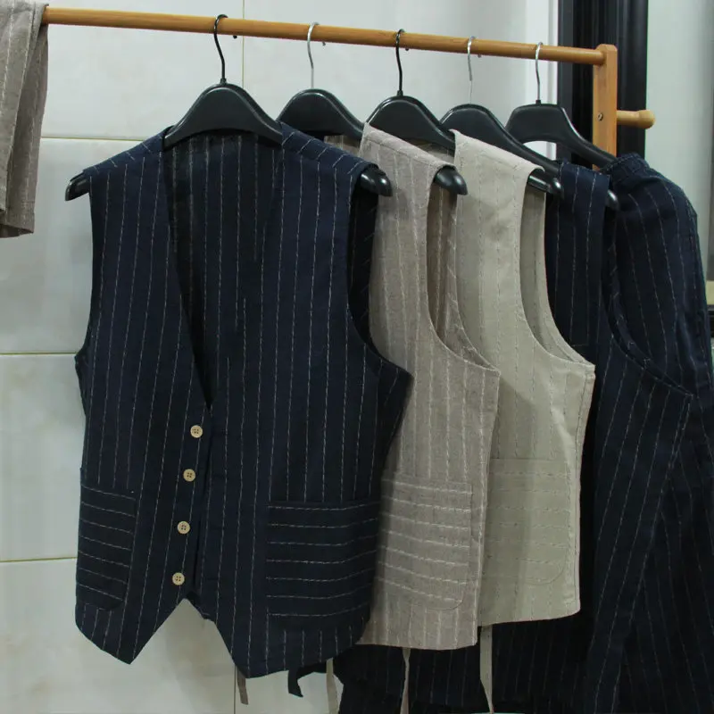 Britische Casual Leinenweste f – Men Linen Formal Wear Bewertung und Preis