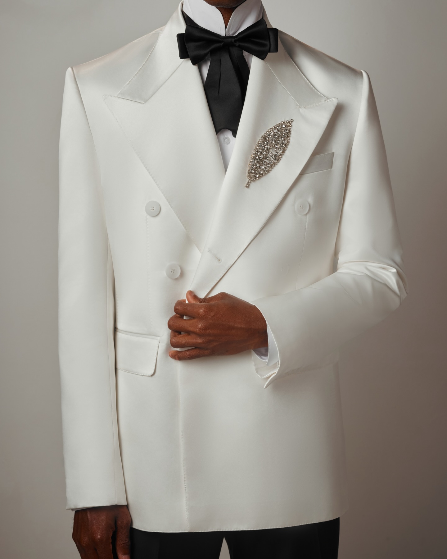 Weißer Herrenanzug Set 2-teili – Men Formal Wear Black And White Bewertung und Preis