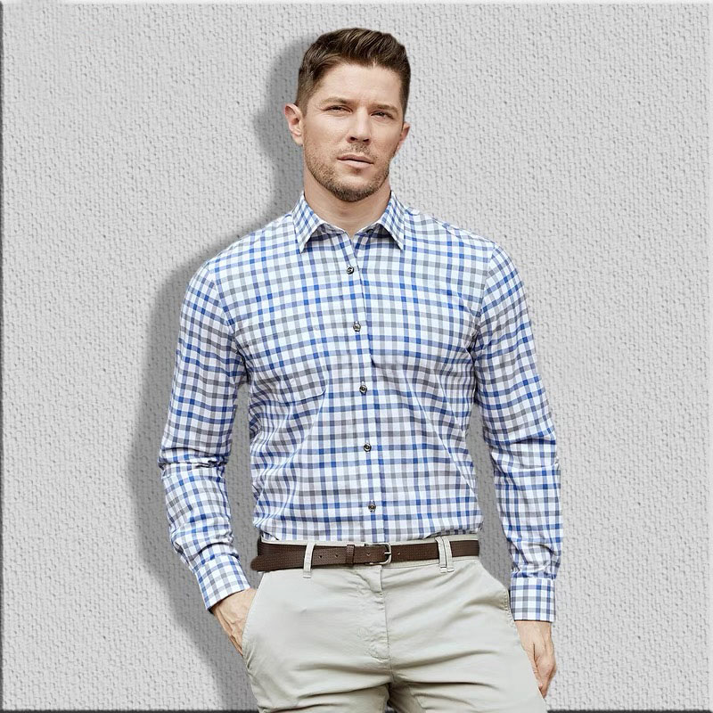Herren Langarmhemd aus reiner  – Men Formal Wear In Summer Bewertung und Preis