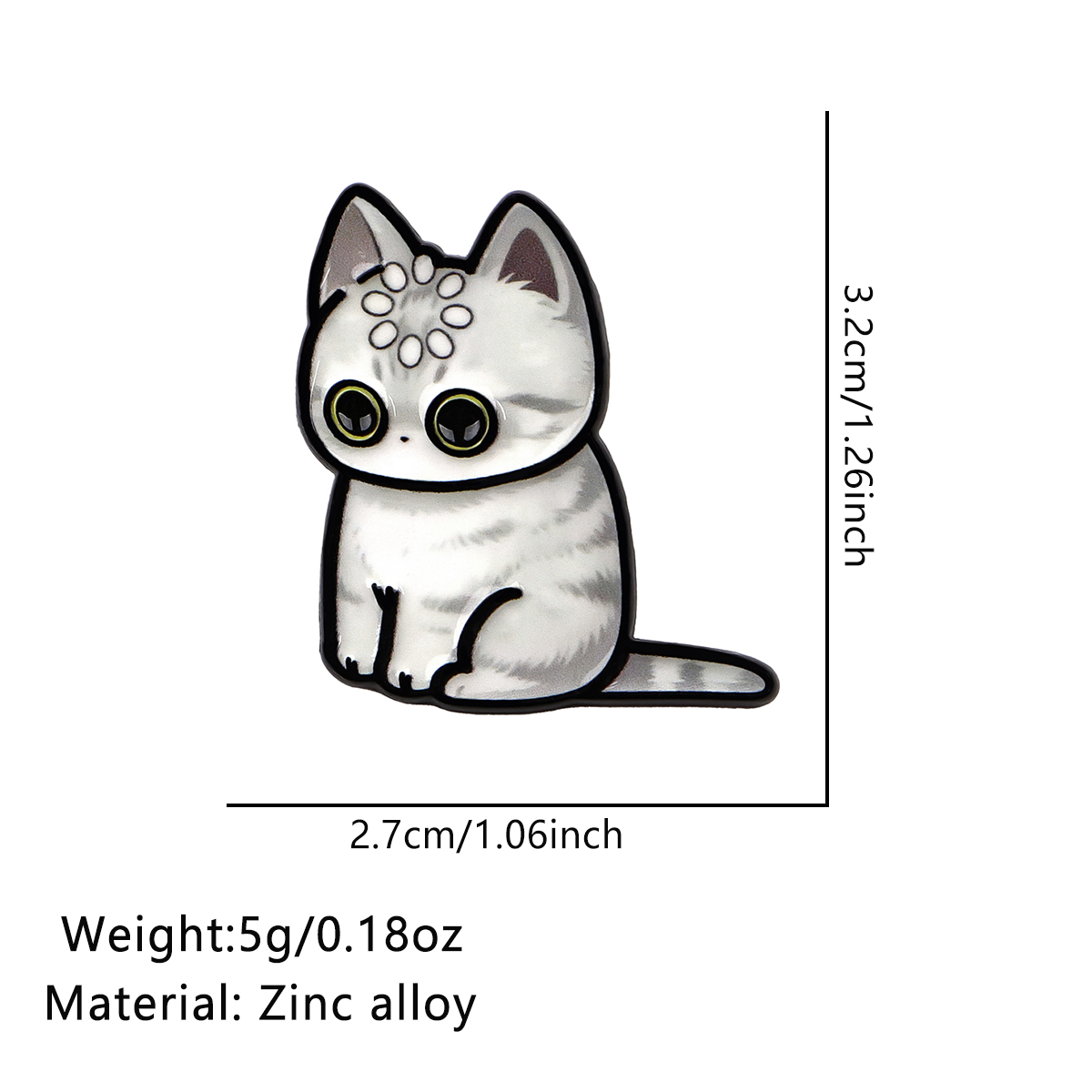 9-teiliges Set Cartoon-Katzen  – Tuxedo Lapel Pin Bewertung und Preis