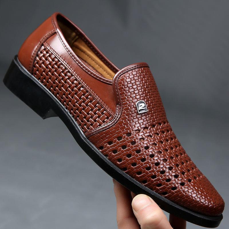 Sommer Neue Leder Schuhe herre – Formal Men Office Wear Sandals Bewertung und Preis