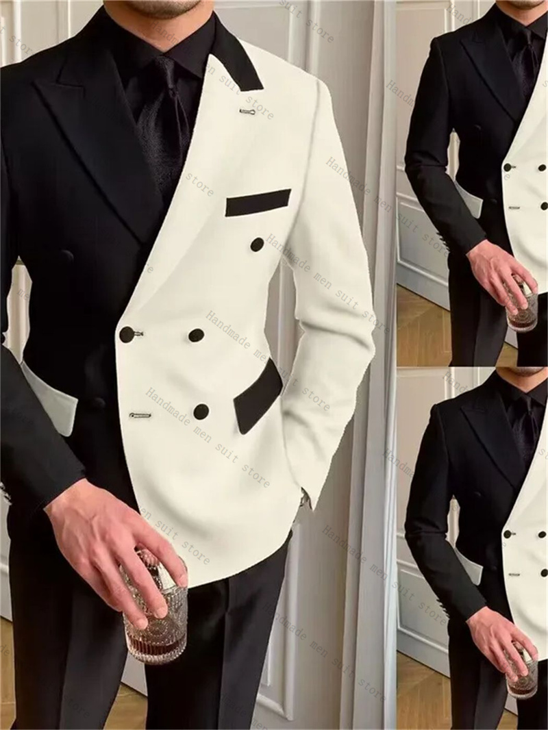 Schwarz-weiße Herrenanzüge, 2- – Men Formal Wear Black And White Bewertung und Preis