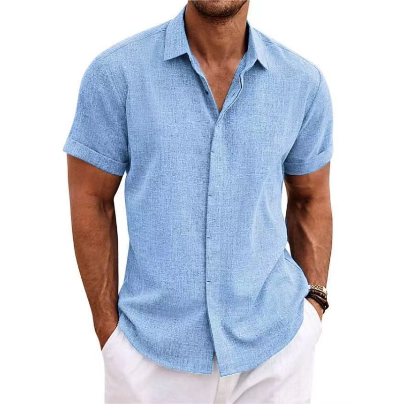Männer Mode Lässig Einfarbig H – Men Linen Formal Wear Bewertung und Preis