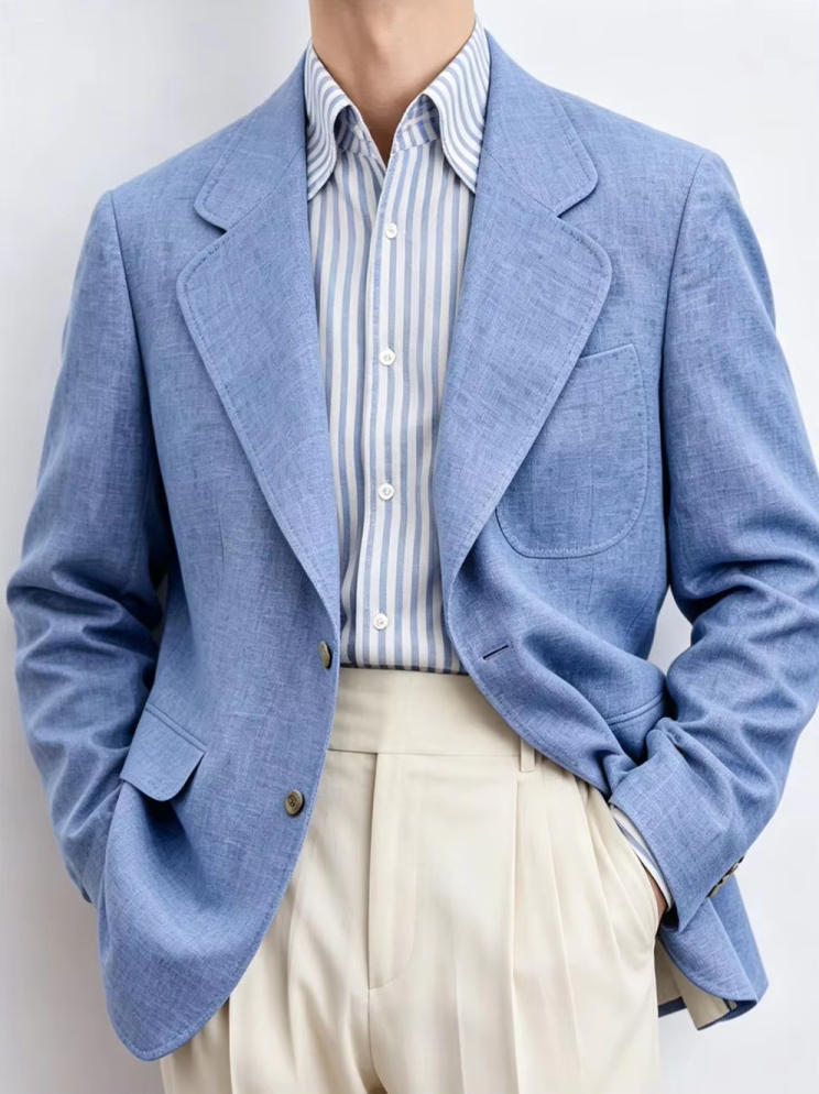 Only Linen Herren-Blazer, 1 St – Men Linen Formal Wear Bewertung und Preis