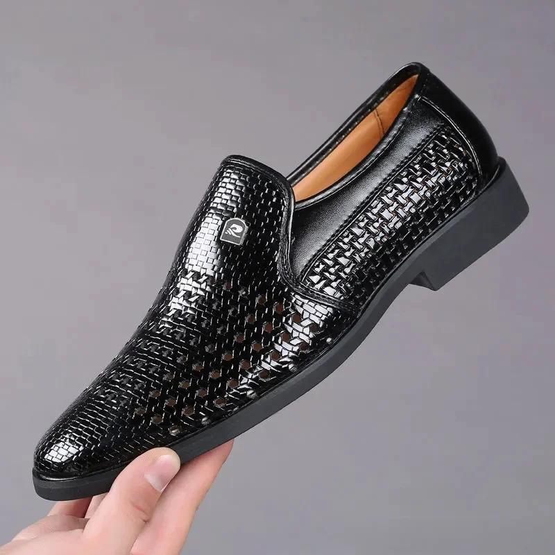 Sommer Neue Leder Schuhe herre – Formal Men Office Wear Sandals Bewertung und Preis